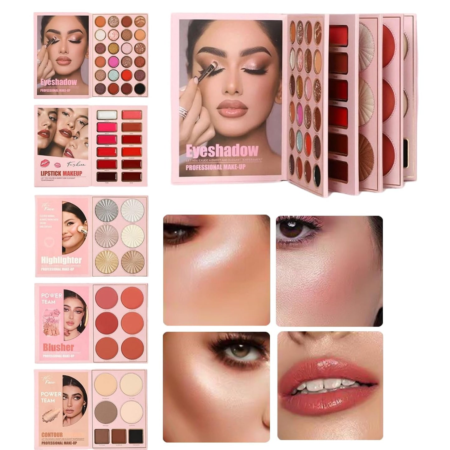 Colorful Blush Face Makeup Set