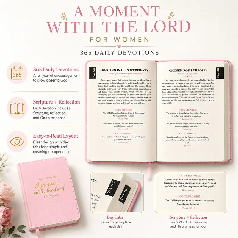 One Minute with Lord for Women, 365-Day Women’s Study Bible