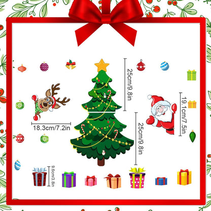 Christmas Tree Magnets for Fridge Stickers Decoration Set