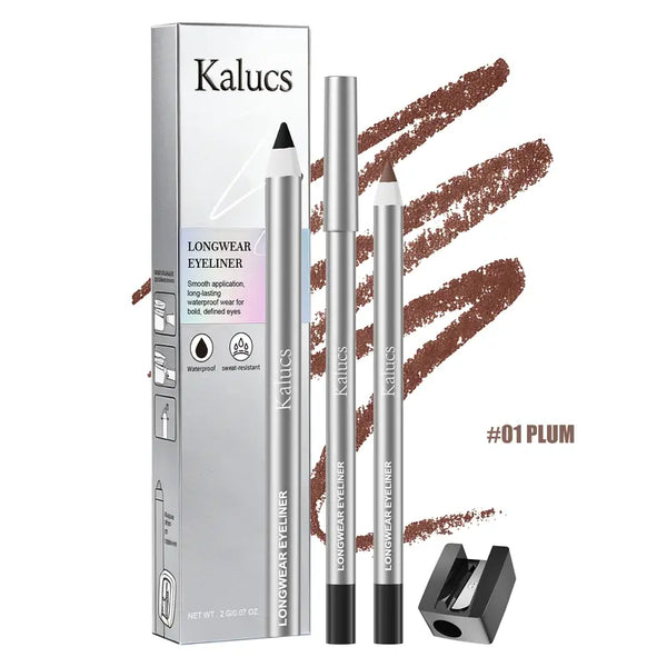 Eye Pencil Eyeliner, Waterproof & Smudge-Proof Longwear Formula for Flawless