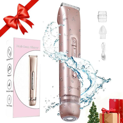 Electric Hair Removal Tool, 1 Box Rechargeable 2 in 1 Body & Facial Hair Removal Dual Head