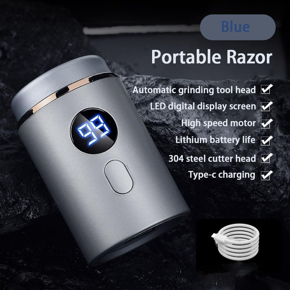 1PCS Mini Portable Electric Shaver,Multifunctional Waterproof