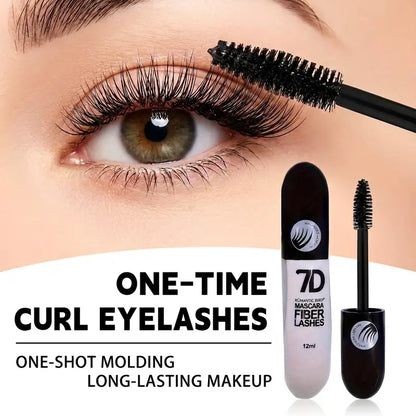 2PCS 7D Silk Fiber Black Mascara
