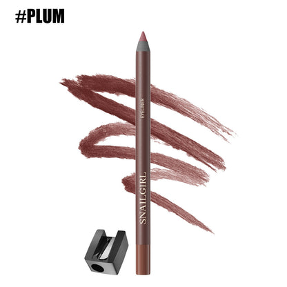24 Hr Waterproof Eyeliner Duo Sharpenable Eye Pencil, - Smudge-Proof, Transfer-Proof, Up to 16HR Wear