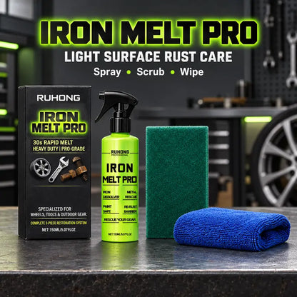 Car Rust Removal Spray Fast Acting Brake Dust Iron Remover Multi