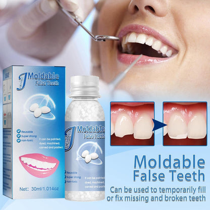 Moldable Temporary Tooth Repair Gel for Filling Gaps
