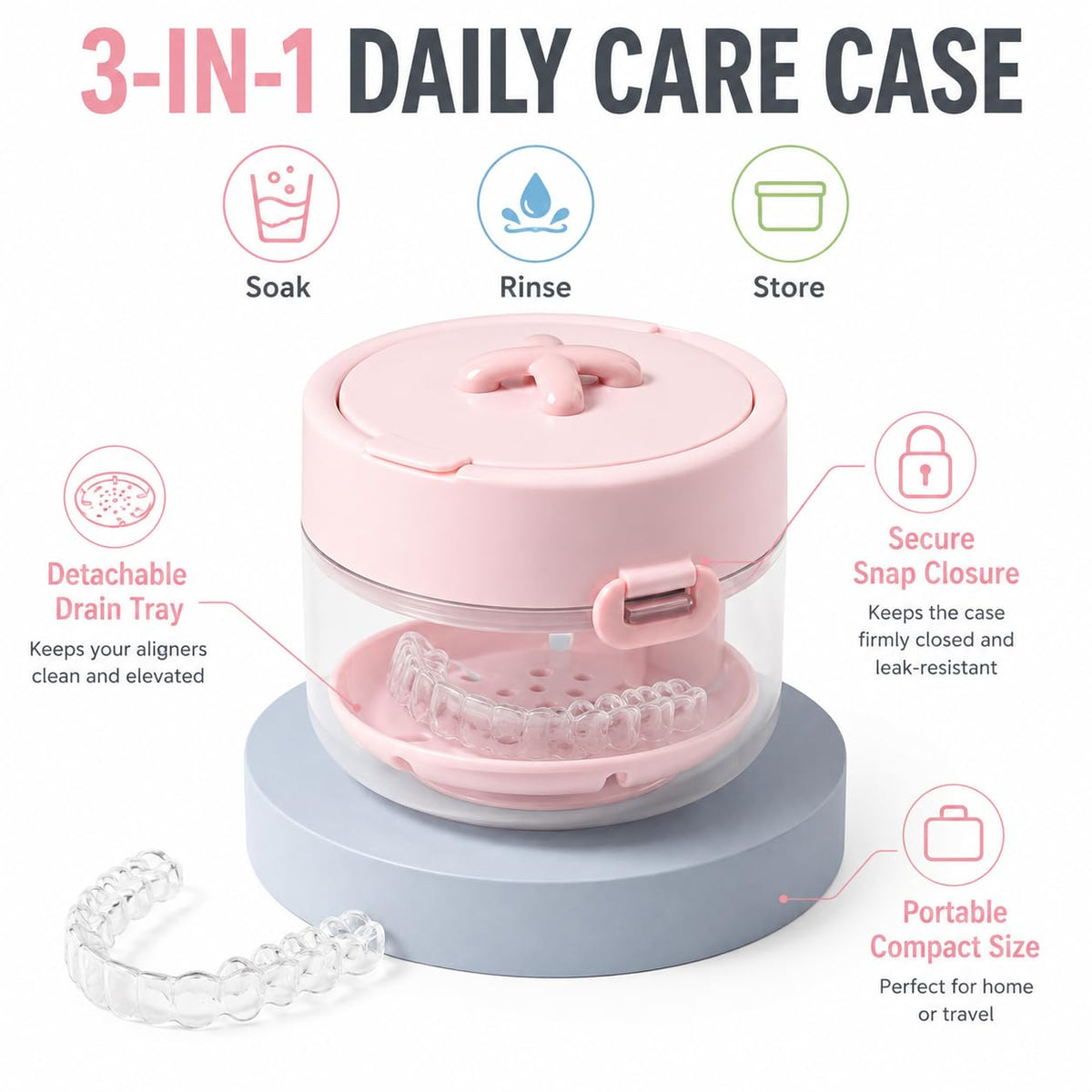 3-in-1 Retainer Case