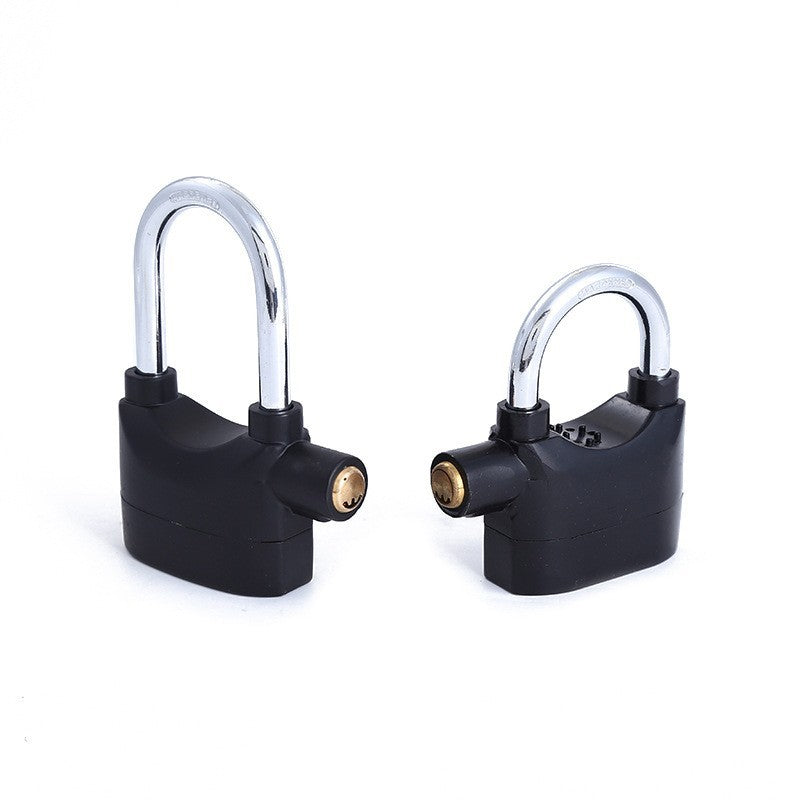 Alarm Hanging Lock, 110db Outdoor Stainless Steel Door Alarm Lock, Includes 3 Keys,