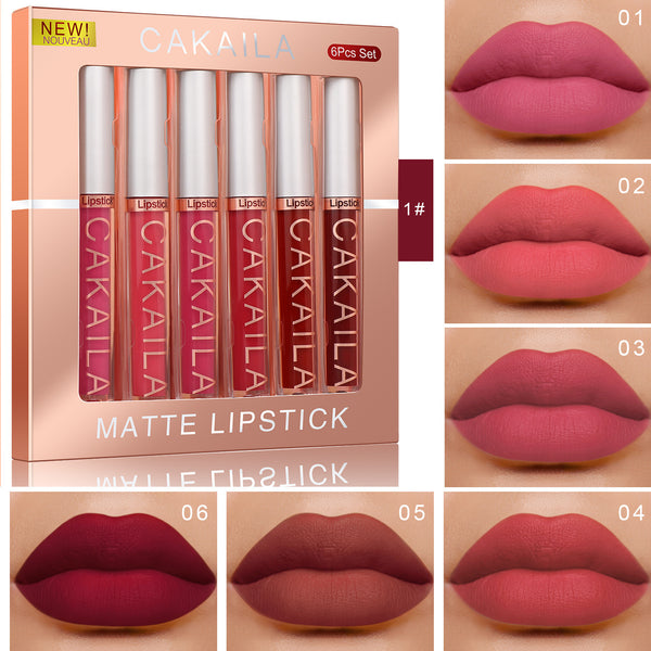 6-Piece Matte Lip Glaze Set