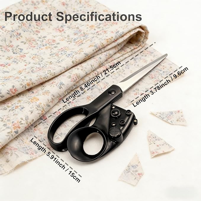 Professional Laser Guided Scissors for Fabric & Paper