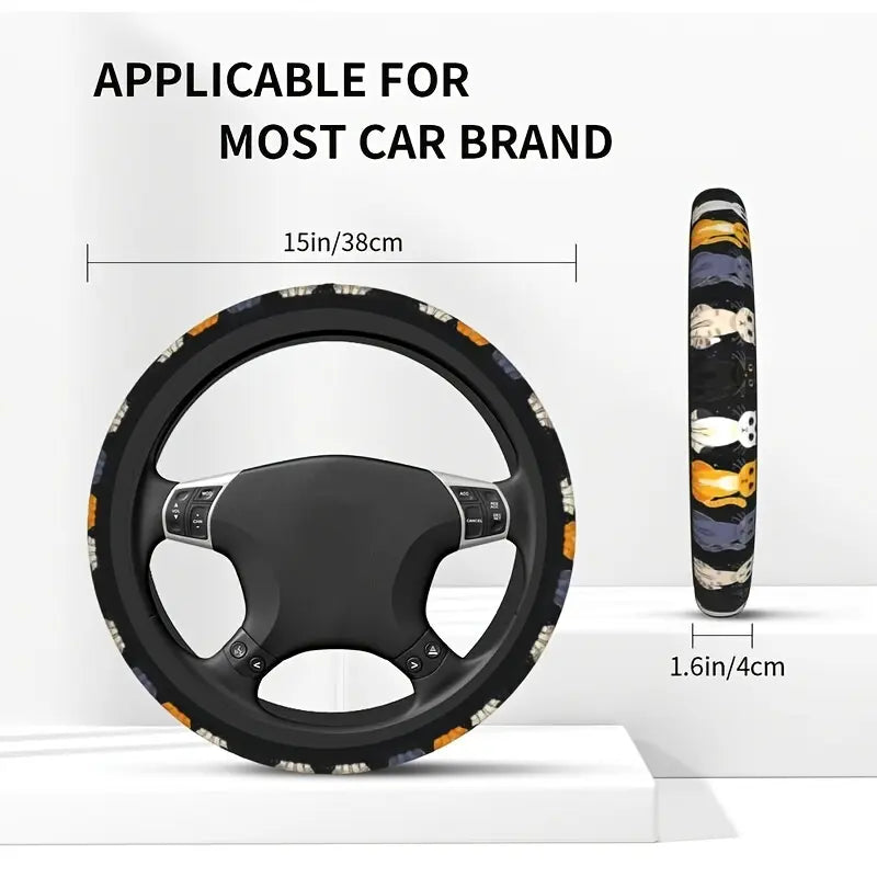 Cute Cat-Themed Steering Wheel Cover