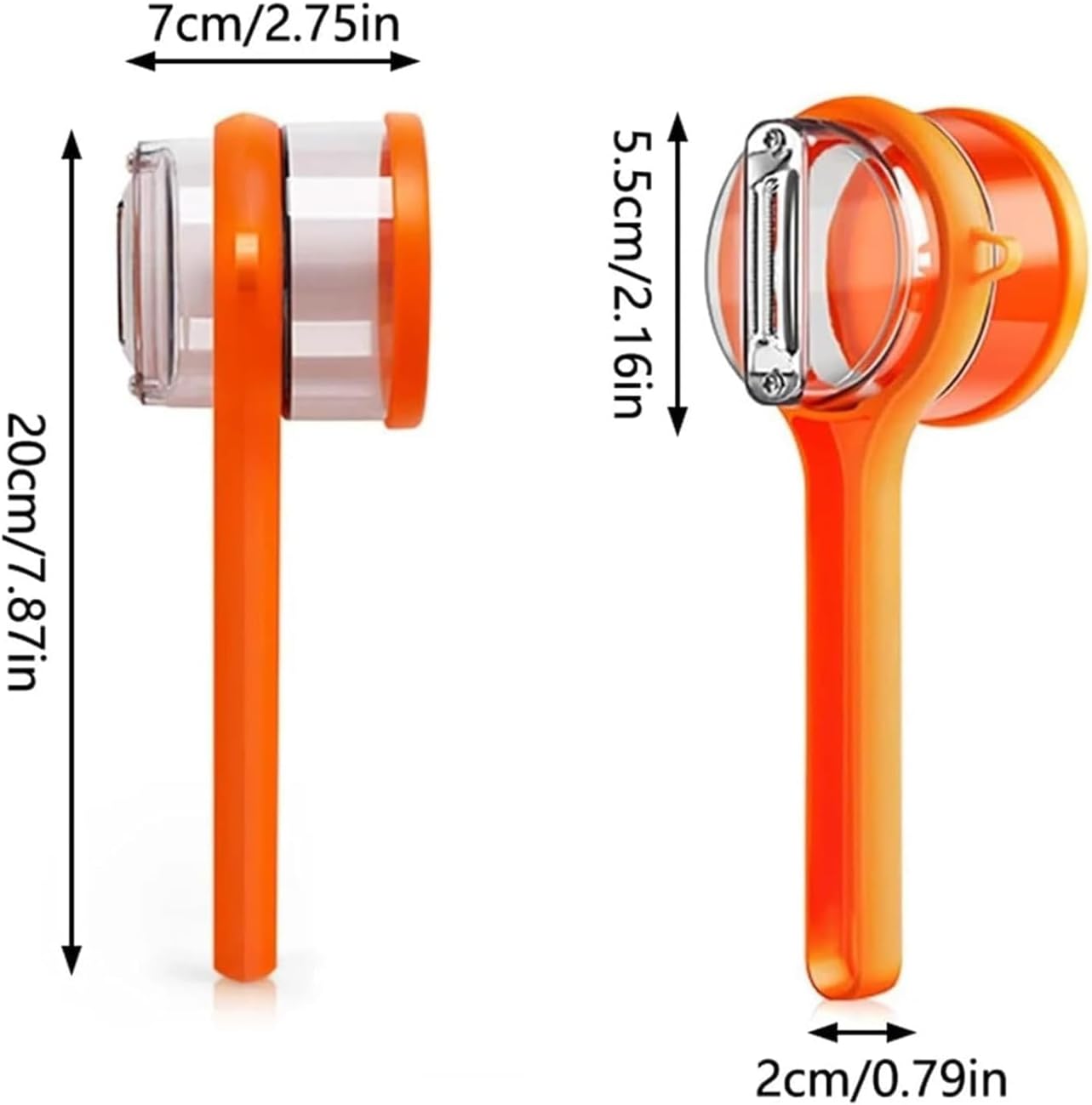Multifunctional Peeler with Storage Bucket