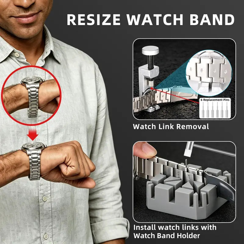 Watch Link Removal Kit, Watch Repair Tool Kit