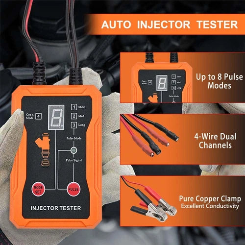 Fuel Injector Cleaner Kit Set 8 Pulse Modes Fuel Injector DIY Cleaning Tools