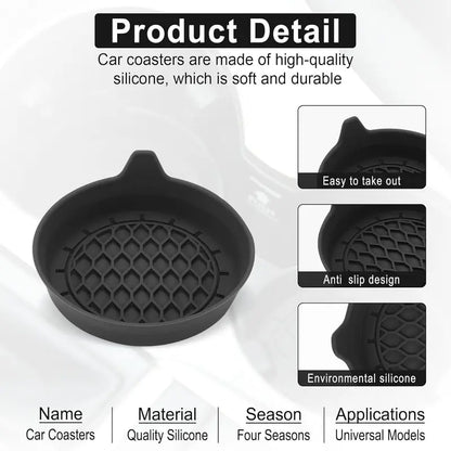 4PCS Silicone pad for car cup holder