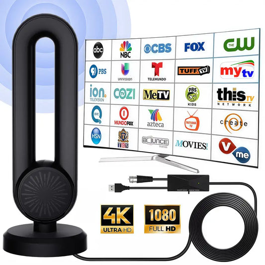 TV Antenna for Local Channels,Digital Indoor HD Antennas with Strong Magnetic Base