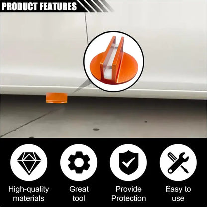Large Universal Aluminum Slotted Grooved Magnetic Jack Pad