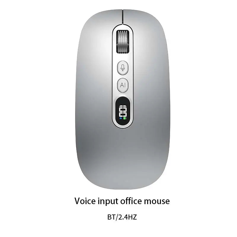 AI mouse with voice input and chat functions