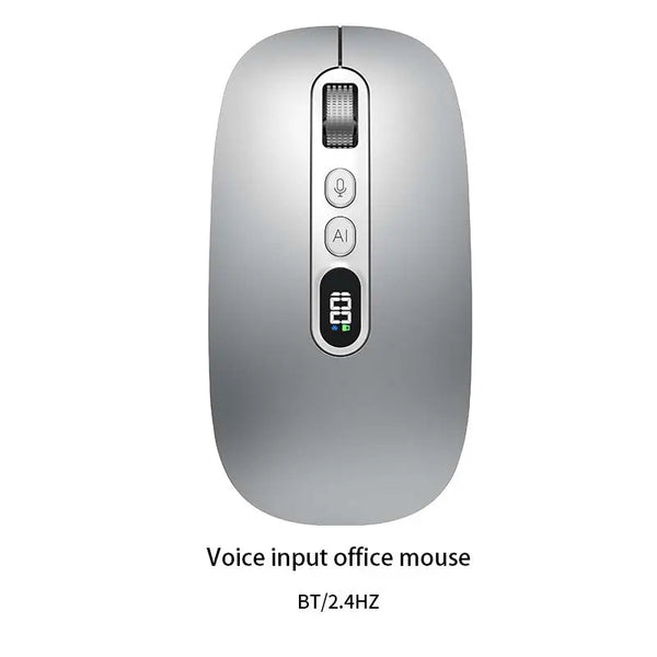 AI mouse with voice input and chat functions