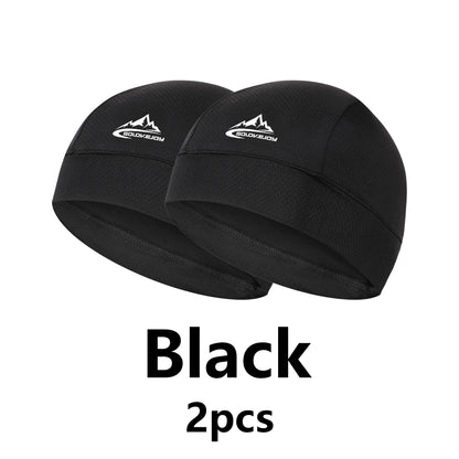 2Pcs Cooling Skull Caps Helmet Liner Beanie Head Wrap Sweat Running Hats