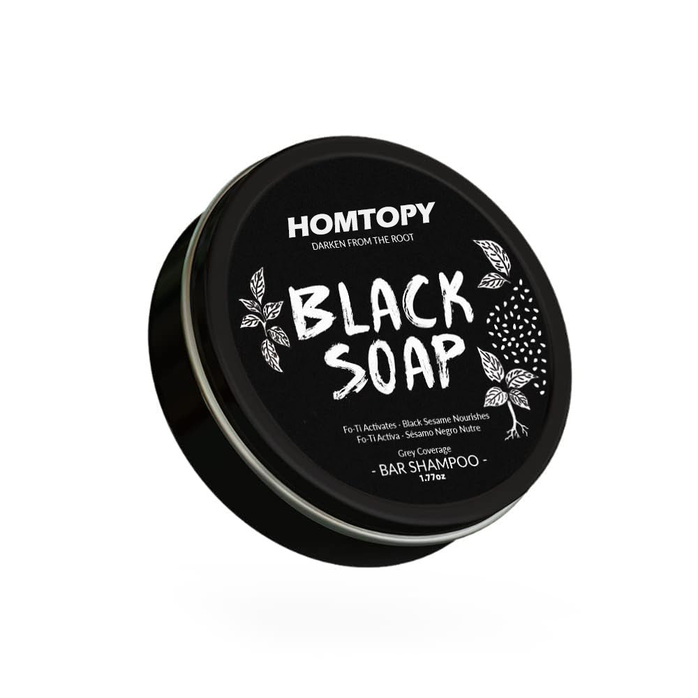 Gray Hair Reverse Bar Soap,Natural Gray Coverage for All Hair Types
