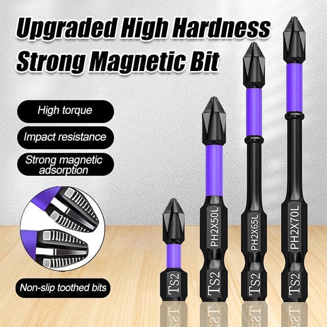 6-Piece Magnetic Screwdriver Bit Set