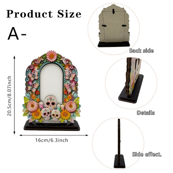 Day of the Dead Memorial Photo Ornament