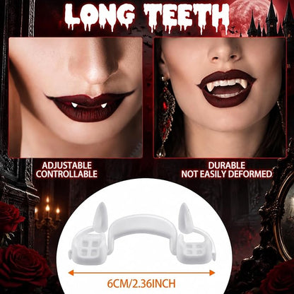 2PCS Expandable Halloween Vampire Fangs Set