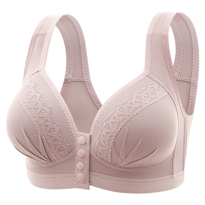 Front-Clasp, Breathable, Skin-Friendly Cotton Bra