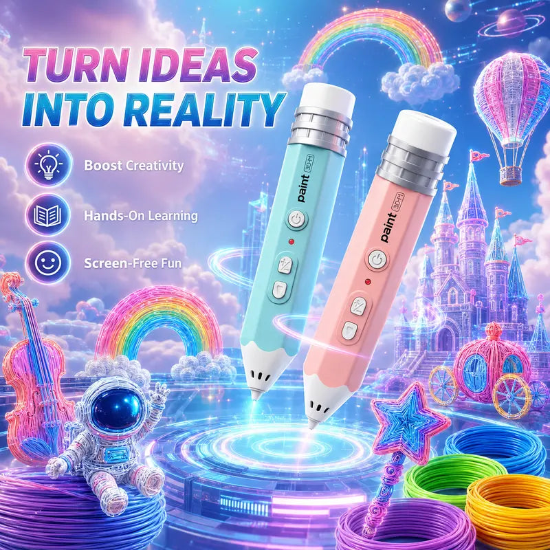 3D Pen Set for Kids, Easy to Use, Learn from Home Art