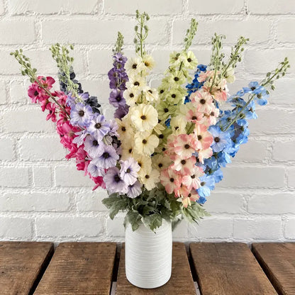 Vibrant and Beautiful Hollyhocks—Tall, Colorful Flowers