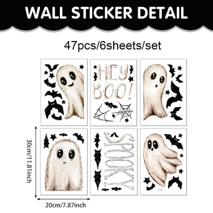 Halloween PVC Cling Decorative Stickers