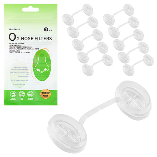 Nose Filters with 3M Filtration - Nasal Screens for Allergies,