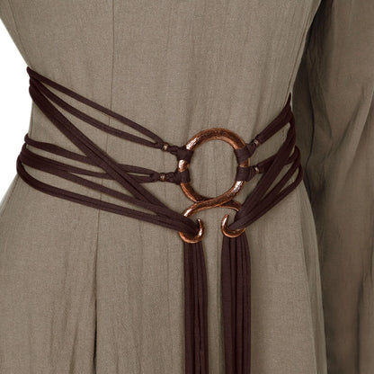 Serpentine Nordic Medieval Renaissance Vintage Style Woven Waist Chain