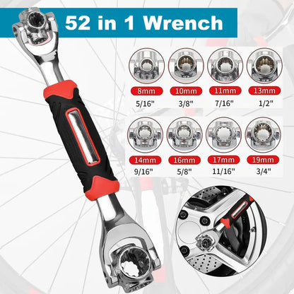 52-in-1 Professional-Grade Universal Wrench Standard