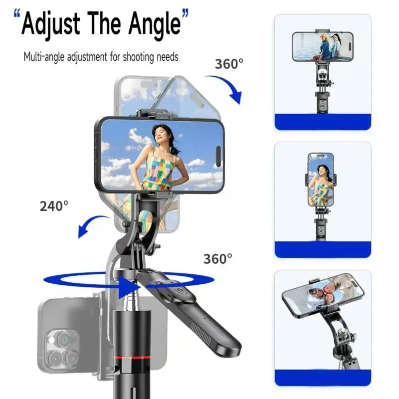 Adjustable Tripod/Selfie Stick for Cameras and Smartphones