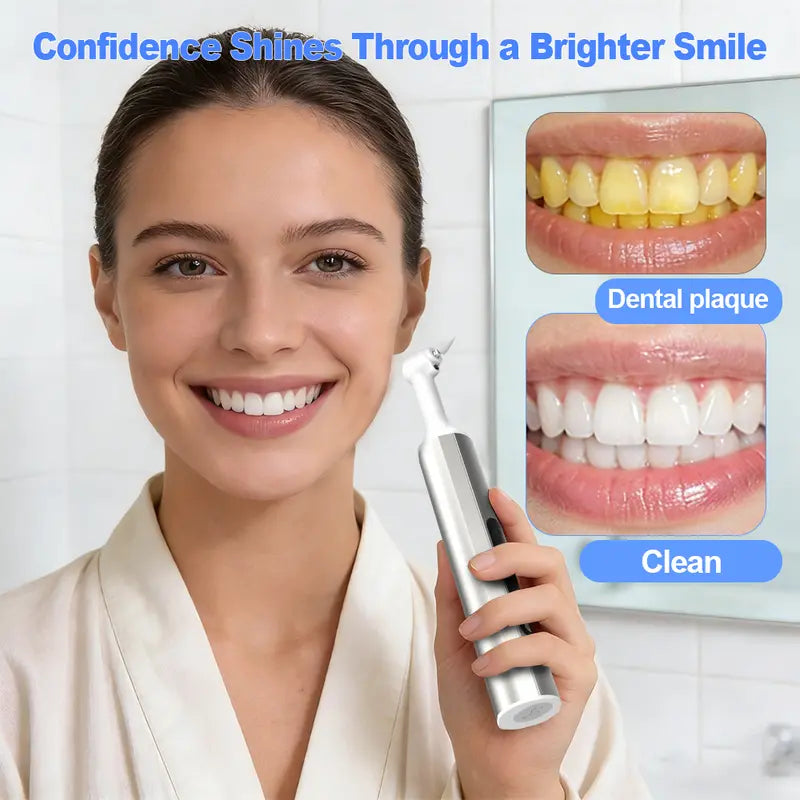 Electric Tooth Polisher with LED Light & 4 Modes