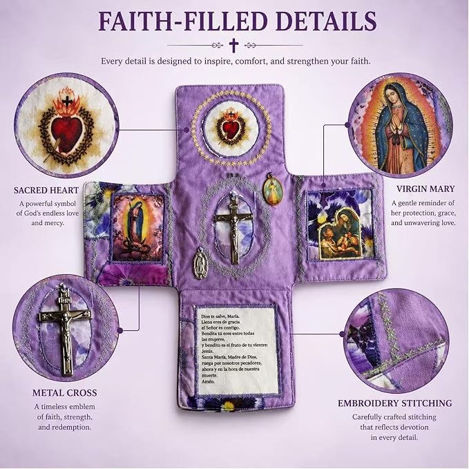Handmade Catholic Prayer Pocket Set