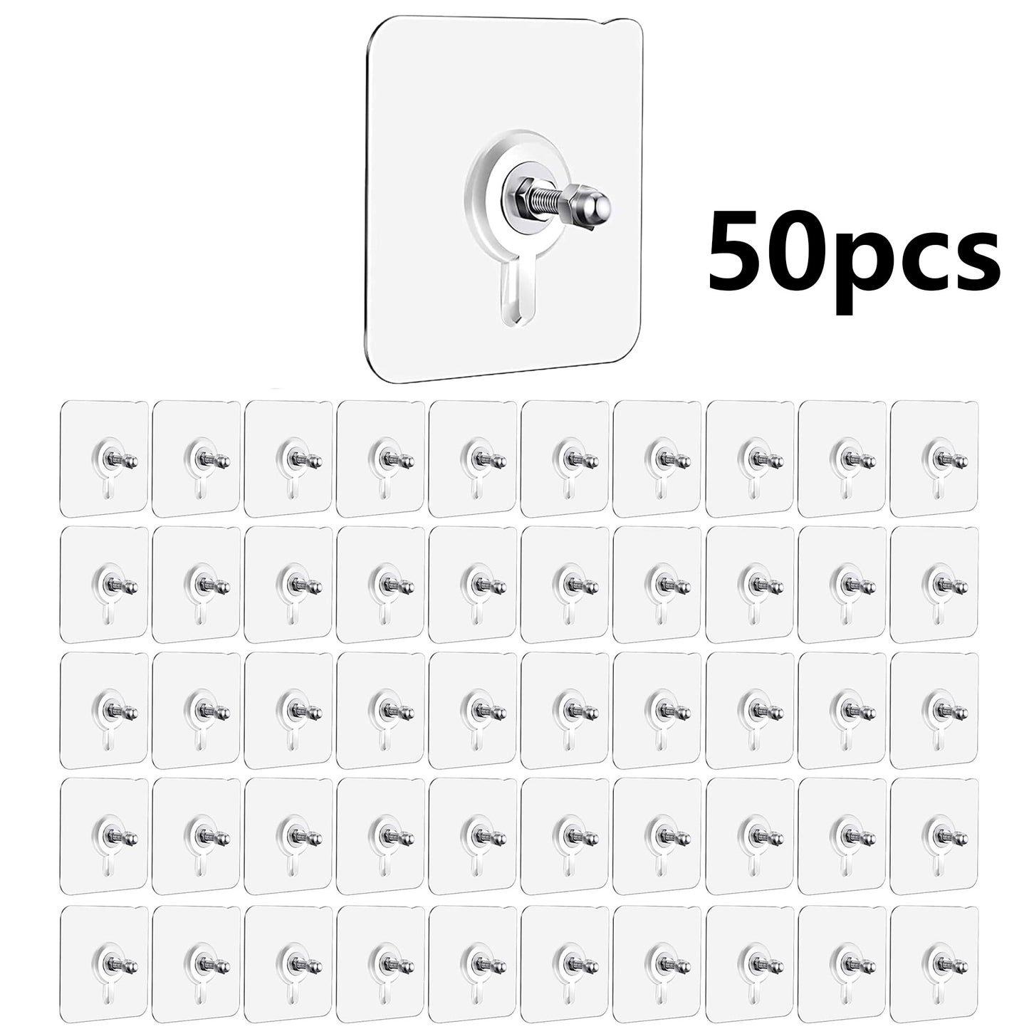 Wall Hangers Without Nails, Picture Hangers,Drill Free Adhesive Hooks