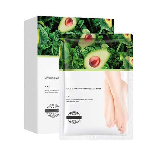 Foot Mask for Cracked Feet Repairing Foot Moisturizing MasksTreatment with Avocado Oil (3 Pairs)