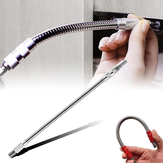 Premium Hex-Shank Metal Flexible Universal Extension Rod