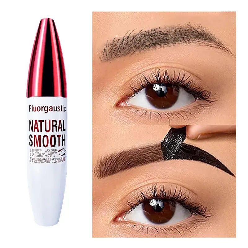 2Pcs Easy Peel-Off Eyebrow Gel - Waterproof, Sweatproof Primer Base