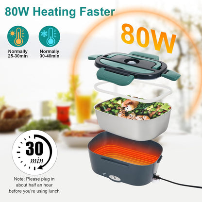 Portable Electric Lunch Box, Heat Preservation and Heating