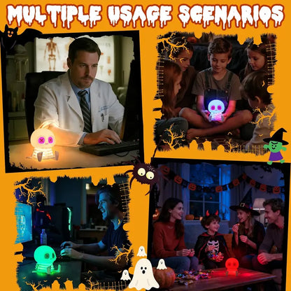 Silicone Skull Ambient Night Light