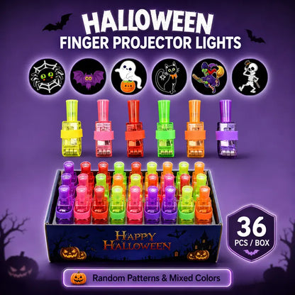 LED Finger Projection Ring