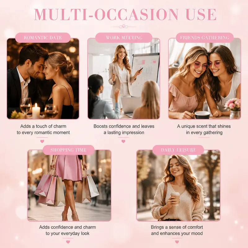 Long Lasting Luxury Floral Perfume, Romantic Women Fragrance for Daily Dating