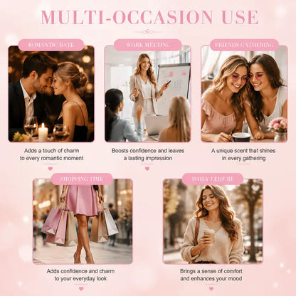 Long Lasting Luxury Floral Perfume, Romantic Women Fragrance for Daily Dating