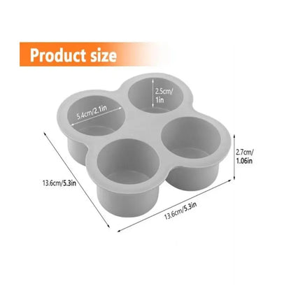4-Cup Silicone Air Fryer Egg Mold