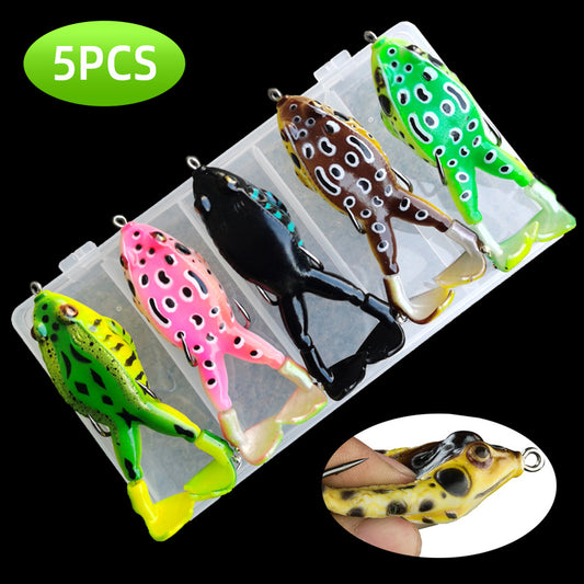 5 Counts/Box Simulated Frog Lure Set