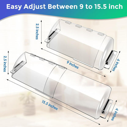 Adjustable Air Vent Deflectors Transparent